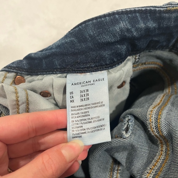 American Eagle Men’s Airflex+ Skinny Jeans Blue Wash 26x28 - Picture 6 of 10